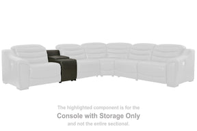 Center Line 3-Piece Power Reclining Loveseat with Console - Half Price Furniture