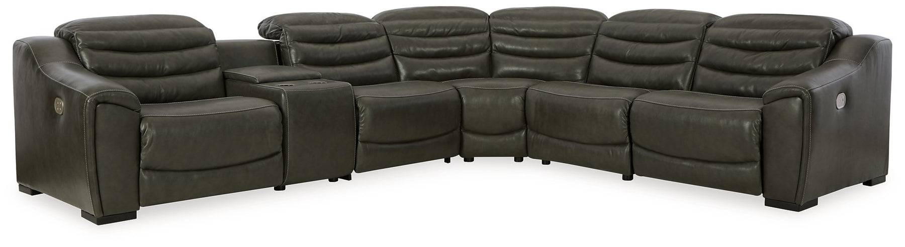 Center Line Power Reclining Sectional - Half Price Furniture