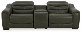 Center Line 3-Piece Power Reclining Loveseat with Console  Half Price Furniture