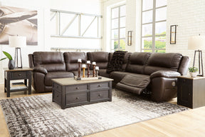 Dunleith Power Reclining Sectional - Half Price Furniture