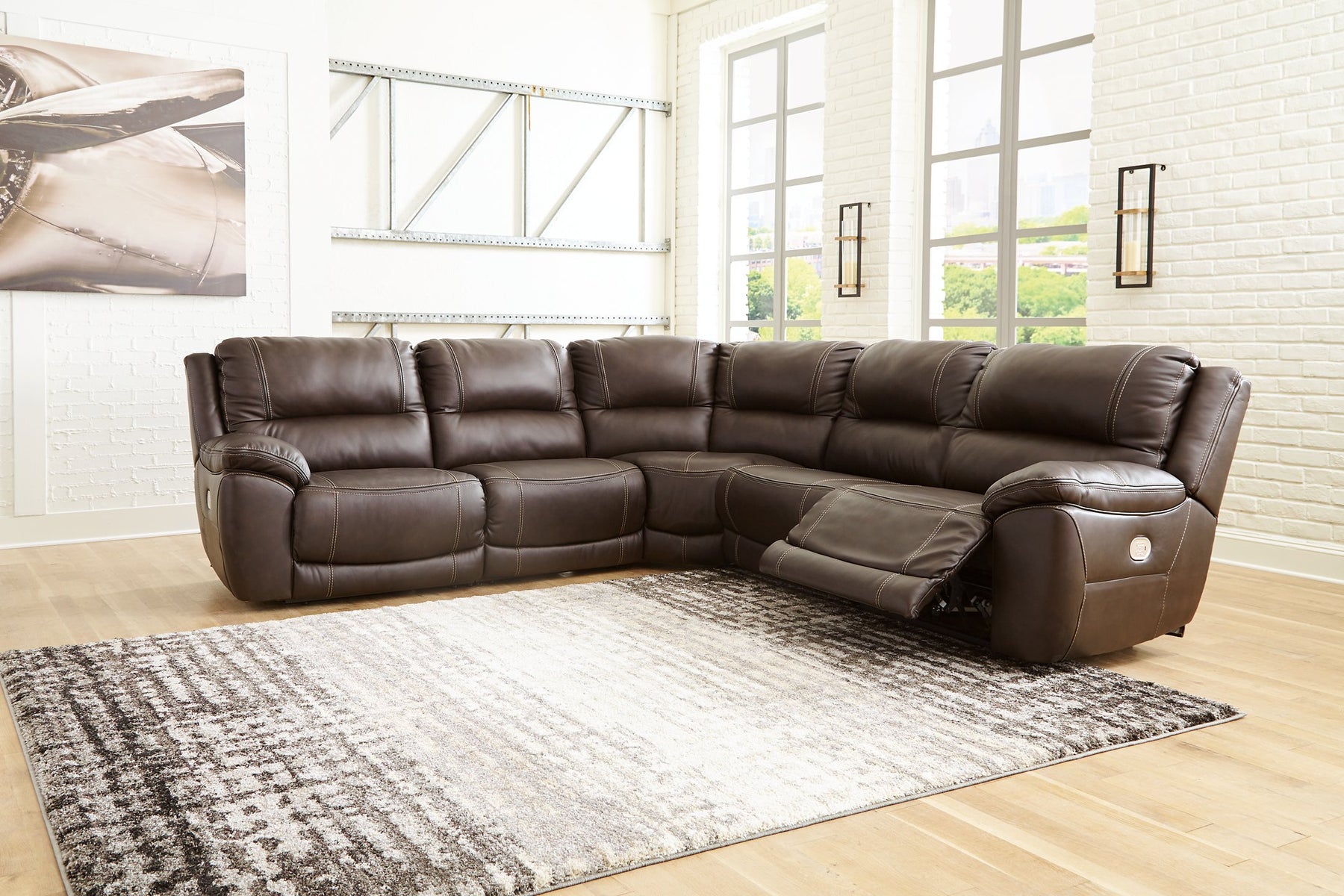 Dunleith Power Reclining Sectional - Half Price Furniture