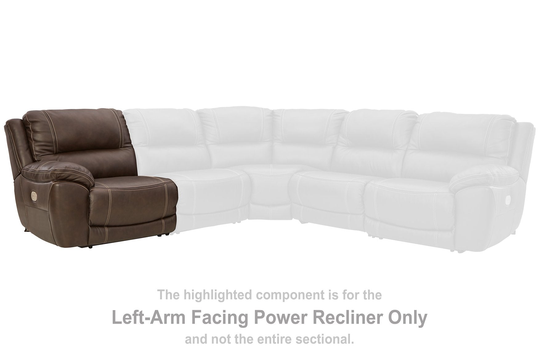 Dunleith Power Reclining Sectional - Half Price Furniture