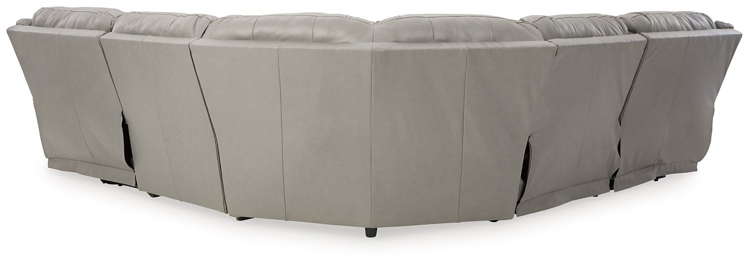 Dunleith Power Reclining Sectional - Half Price Furniture