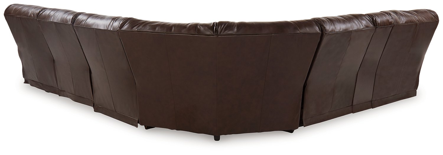 Family Circle Power Reclining Sectional - Half Price Furniture