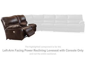 Family Circle Power Reclining Sectional - Half Price Furniture