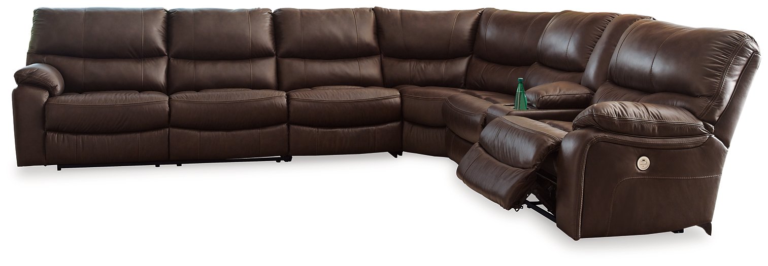 Family Circle Power Reclining Sectional - Half Price Furniture