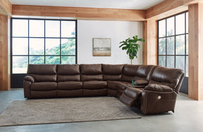 Family Circle Power Reclining Sectional - Half Price Furniture