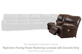 Family Circle Power Reclining Sectional - Half Price Furniture