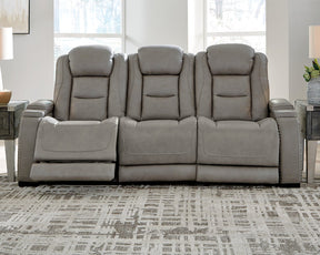 The Man-Den Power Reclining Sofa - Half Price Furniture