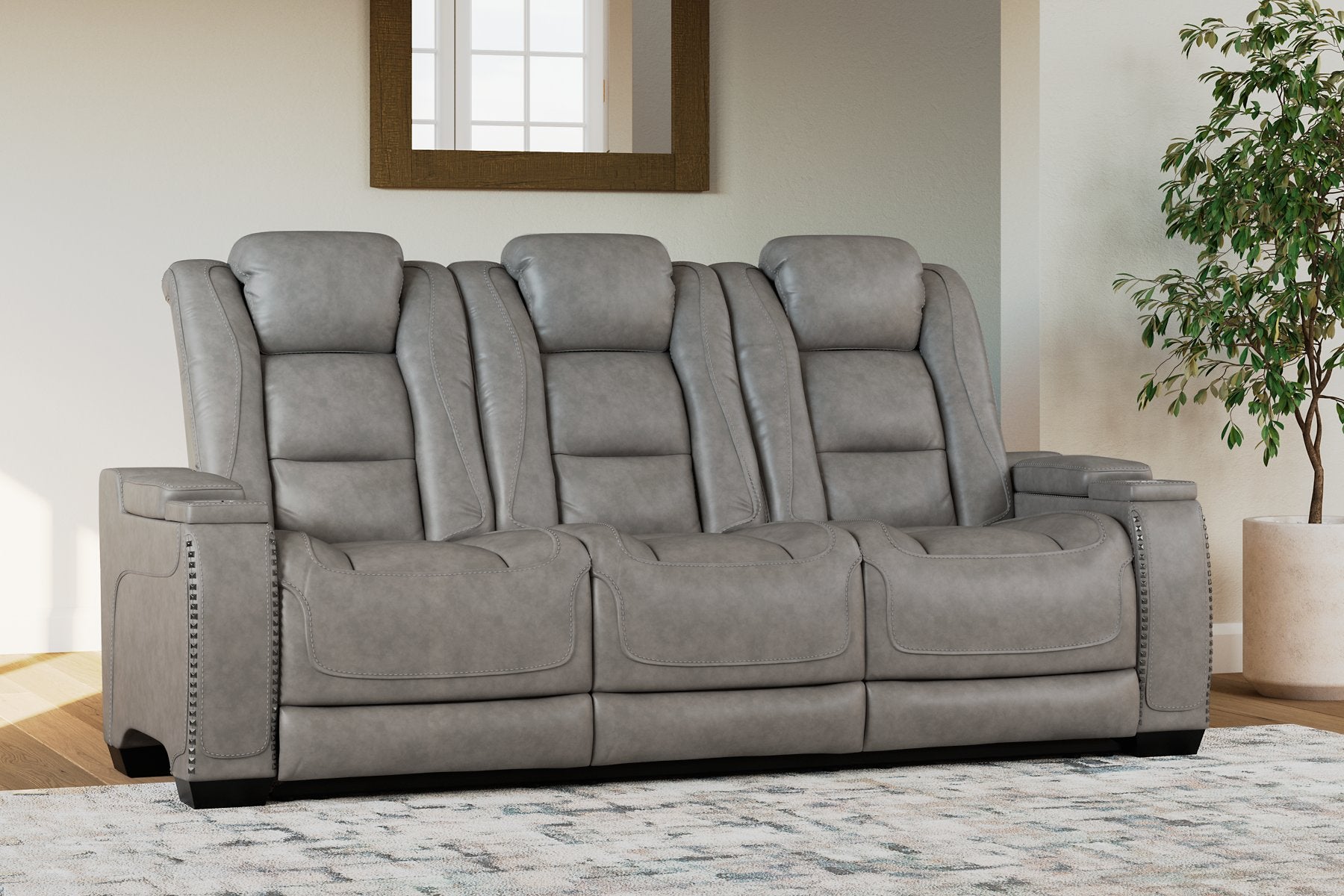 The Man-Den Power Reclining Sofa - Half Price Furniture