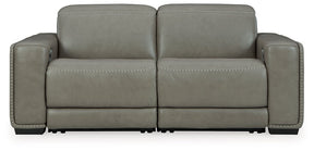 Correze Power Reclining Sectional Half Price Furniture