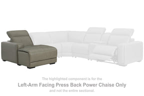 Correze Power Reclining Sectional with Chaise - Half Price Furniture