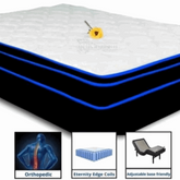 Ortho Black Pillow Top Mattress Collection - Half Price Furniture