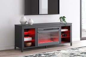 Cayberry 60" TV Stand with Electric Fireplace - Half Price Furniture