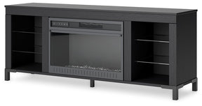 Cayberry 60" TV Stand with Electric Fireplace - Half Price Furniture