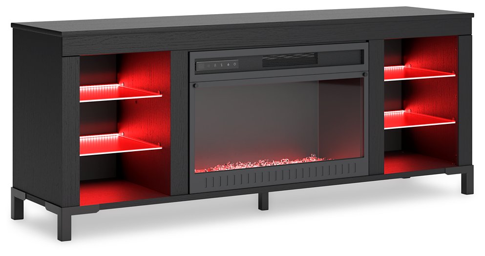 Cayberry 60" TV Stand with Electric Fireplace - Half Price Furniture