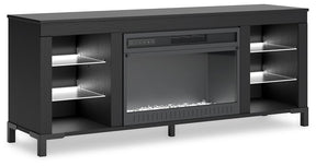 Cayberry 60" TV Stand with Electric Fireplace - Half Price Furniture