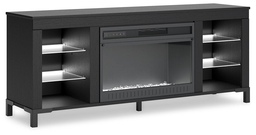 Cayberry 60" TV Stand with Electric Fireplace - Half Price Furniture