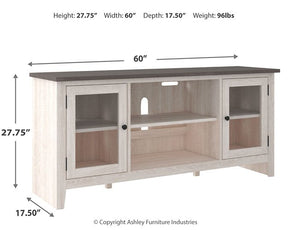 Dorrinson 60" TV Stand with Electric Fireplace - Half Price Furniture