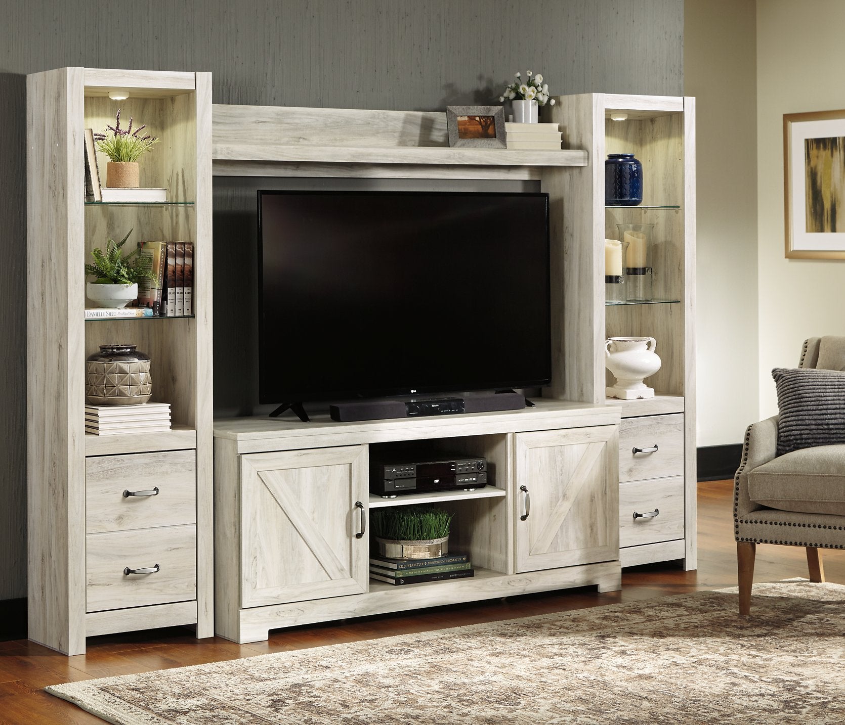 Bellaby 4-Piece Entertainment Center - Half Price Furniture