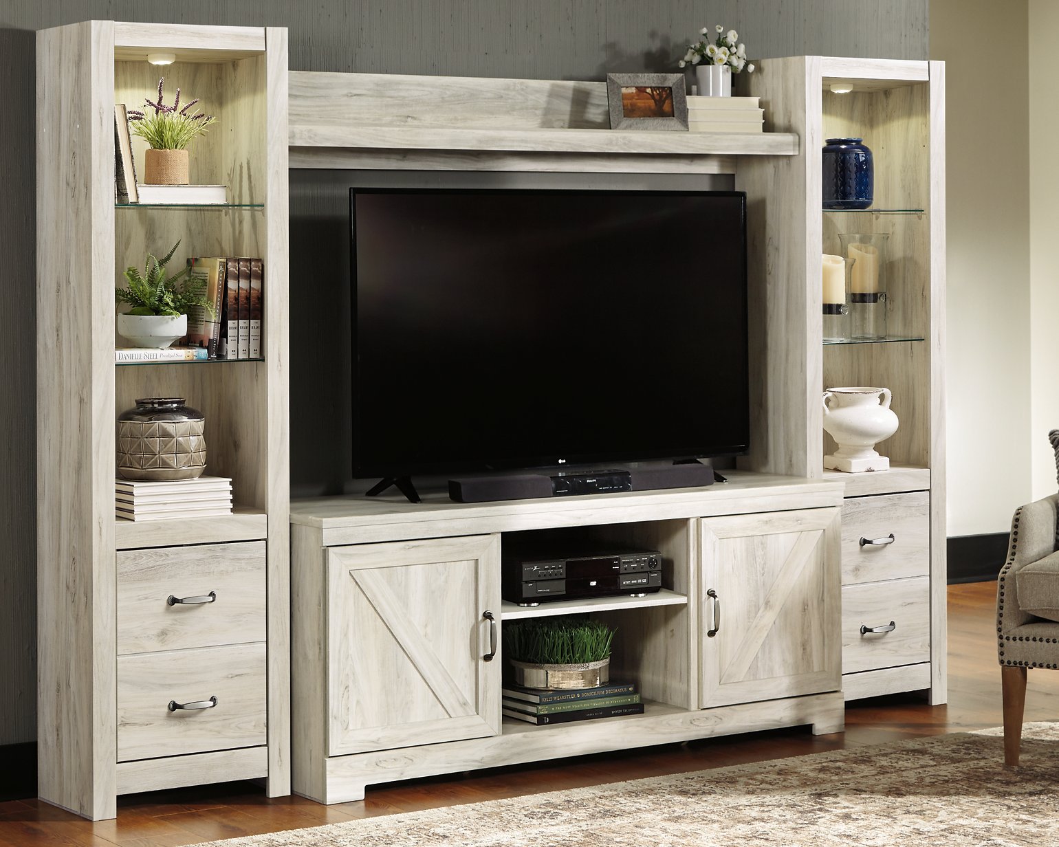 Bellaby 4-Piece Entertainment Center - Half Price Furniture