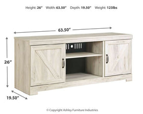 Bellaby 63" TV Stand with Electric Fireplace - Half Price Furniture