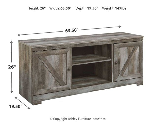 Wynnlow 63" TV Stand with Electric Fireplace - Half Price Furniture