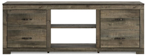 Trinell 72" TV Stand with Electric Fireplace - Half Price Furniture