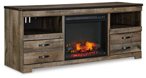 Trinell 63" TV Stand with Electric Fireplace - Half Price Furniture