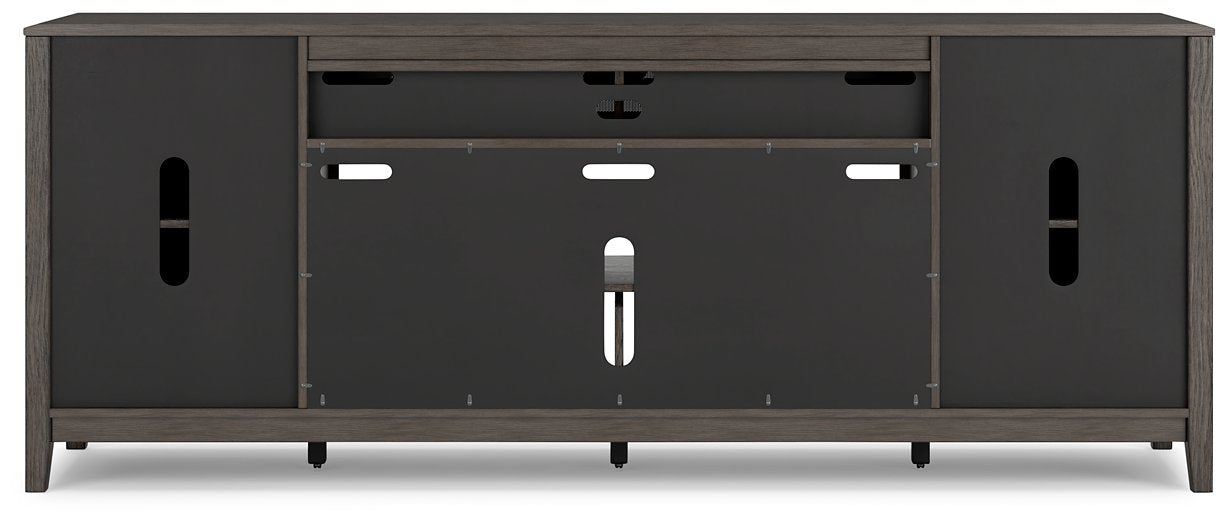 Montillan 84" TV Stand with Electric Fireplace - Half Price Furniture