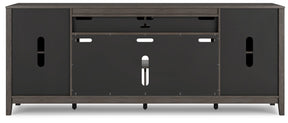 Montillan 84" TV Stand with Electric Fireplace - Half Price Furniture