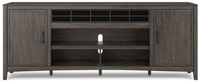 Montillan 84" TV Stand with Electric Fireplace - Half Price Furniture