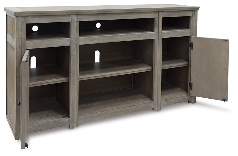 Moreshire 72" TV Stand with Electric Fireplace - Half Price Furniture