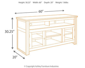 Harpan 60" TV Stand - Half Price Furniture