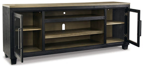 Foyland 83" TV Stand with Electric Fireplace - Half Price Furniture