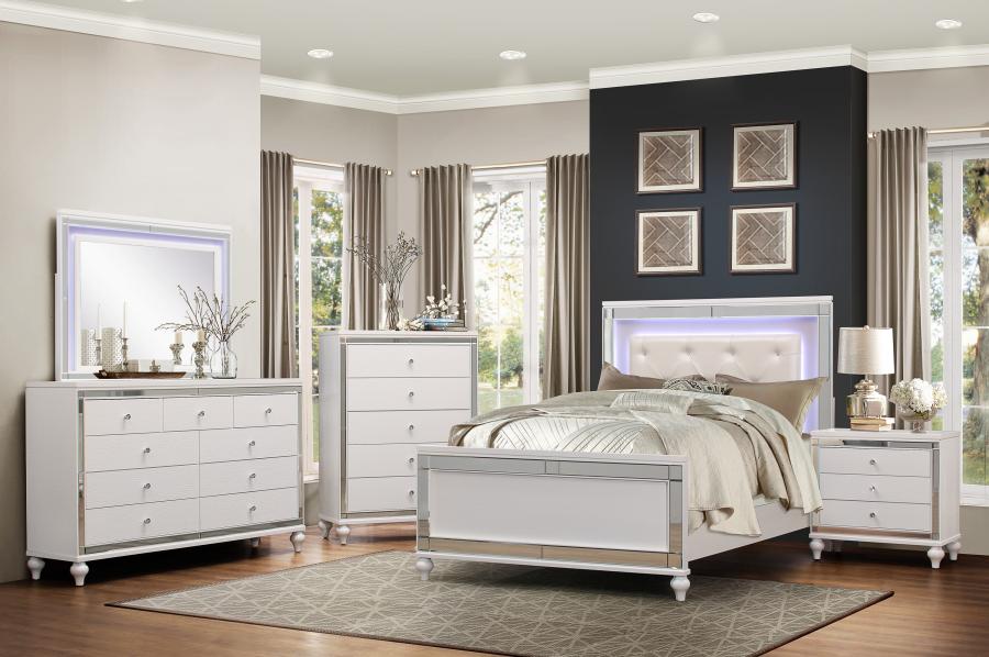 Bedroom-Alonza Collection 1845LED Bedroom-Alonza Collection Half Price Furniture