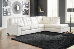 Donlen 2 Pc Sectional Living Room Donlen 2 Pc Sectional Living Room | White modern Sectional Las Vegas Furniture store Half Price Furniture